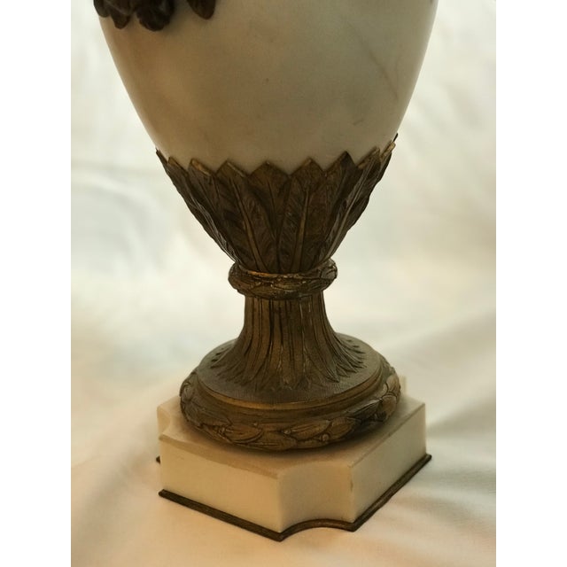 Antique White 19th Century Louis XIV Candelabras - a Pair For Sale - Image 8 of 13