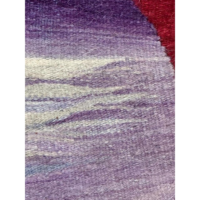 1960s Mid-Century Modern Hand Woven Tapestry, 1960s For Sale - Image 5 of 17