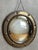 Mid-Century Modern Vintage French Porthole-Style Witchs Mirror with Curved Glass, 1950s For Sale - Image 3 of 9