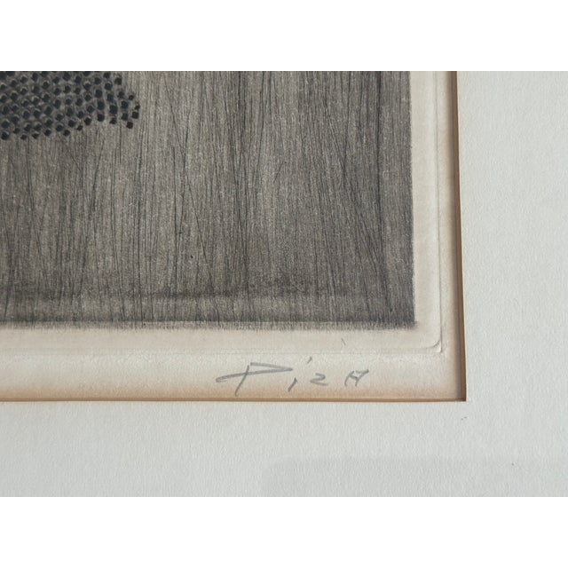 Abstract Arthur Luiz Piza (Brazilian, 1928-2017) Etching 1961 For Sale - Image 3 of 15