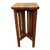 Vintage Arts & Crafts Mission Spindle Solid Oak Plant Stand Side Table For Sale