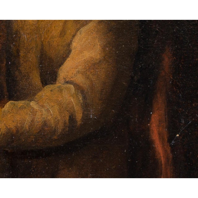 Pietro Della Vecchia, Man in a Coat Trimmed with Fur, 17th Century, Oil on Canvas For Sale - Image 4 of 10