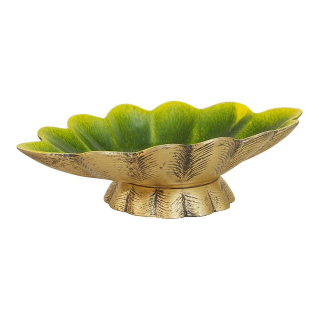 1960s Vintage Mid-Century Modern Decorative Ceramic Dish For Sale