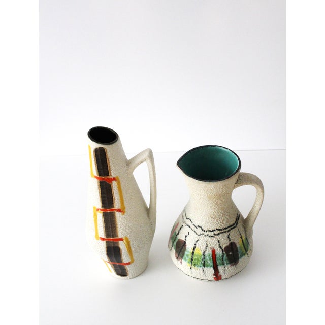Ceramic Vintage Vases from Scheurich Keramik, 1960, Set of 2 For Sale - Image 7 of 12
