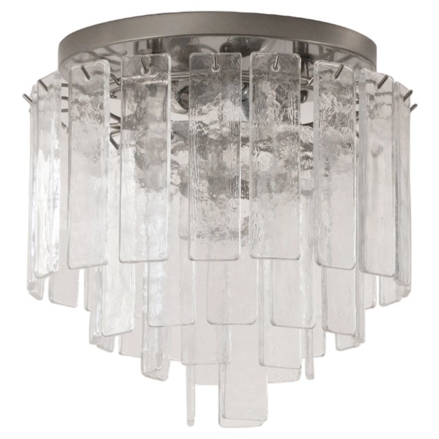 Vintage Handmade Ceiling Light in Murano Glass, Italy, 1980s For Sale