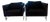 Milo Baughman Cube Lounge Chairs -Pair For Sale