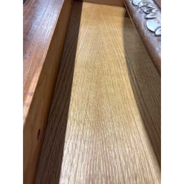 Brown VIntage Bernhardt Belmont Victorian Style Walnut Finish Sideboard, Console For Sale - Image 8 of 12