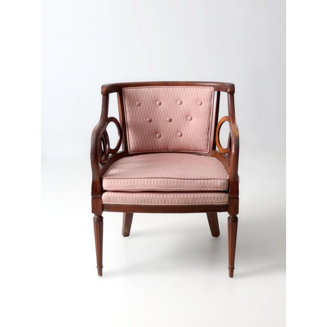 American Antique Classic Revival Armchair For Sale - Image 3 of 17