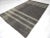 Turkish Vintage Gray Striped Kilim Rug - 6'8" x 11'4" For Sale - Image 3 of 4