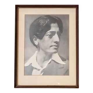 Vintage "Mysterious Stranger" Black and White Photo For Sale