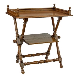 19th Century Oak Butlers Tray from Bäckaskog Castle, 1890s For Sale