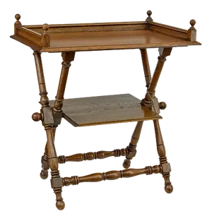 19th Century Oak Butlers Tray from Bäckaskog Castle, 1890s