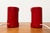 Mid-Century Modern Italian Space Age Red Model Laura Table Lamps by Olaf Von Bohr and Diego Valenti for Valenti Luce Milano, 1960s, Set of 2 For Sale - Image 18 of 18