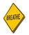 Contemporary Breathe IV - Original Inspirational Pop Art Steel Street Sign Wall Sculpture by Scott Froschauer For Sale - Image 3 of 9