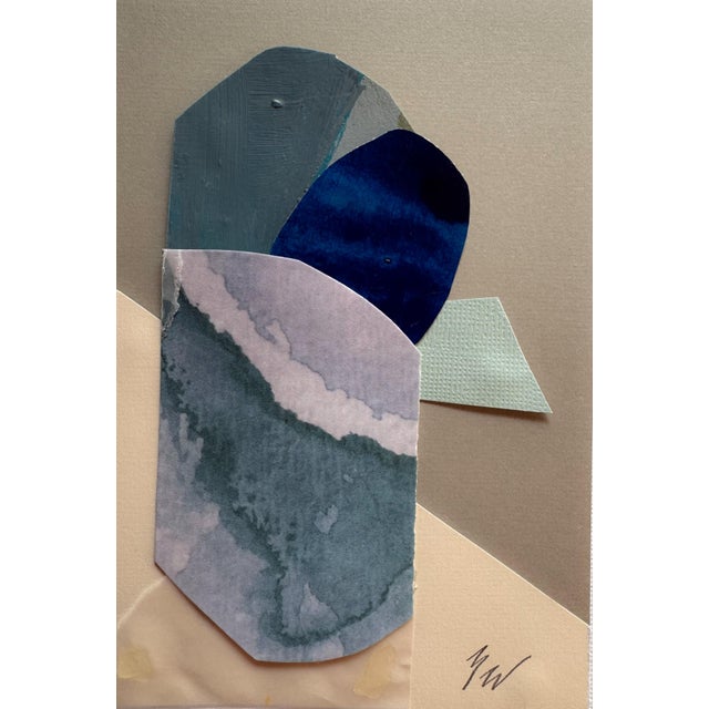 "Superbloom 2" Original Mixed-Media Collage on Paper by Zac Woodiel For Sale - Image 4 of 9