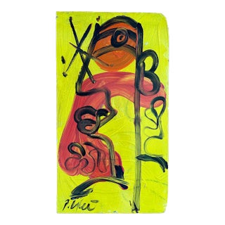 Original Peter Keil Painting, Abstract Portrait - Junge Wilde Collection For Sale