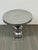 Metal Sculptural Stacked-Sphere Metal Pedestal Side Table For Sale - Image 7 of 12
