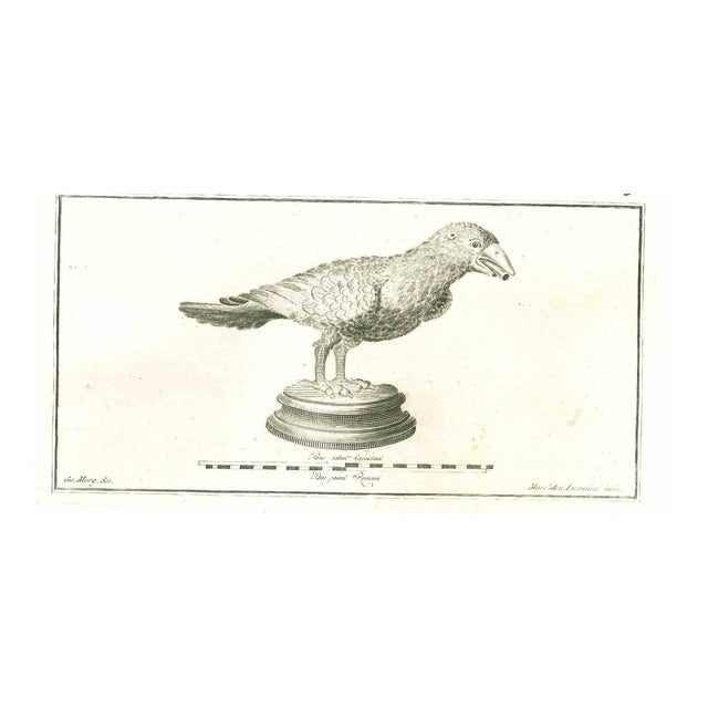 Ancient Roman Statues, Original Etching, 18th-Century For Sale
