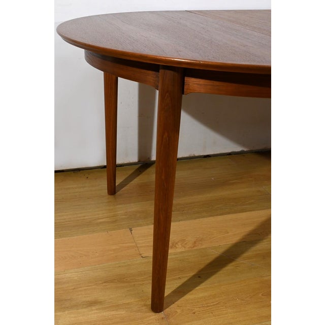 Scandinavian Teak Dining Room Table, 1970s For Sale - Image 9 of 18