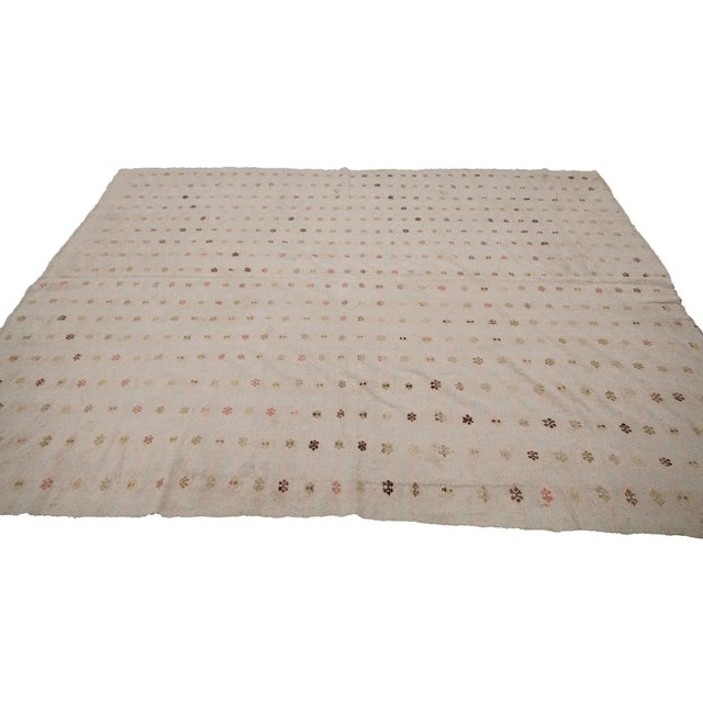 Vintage Modern Kilim Rug- 6′5″ × 8′8″ For Sale - Image 4 of 7