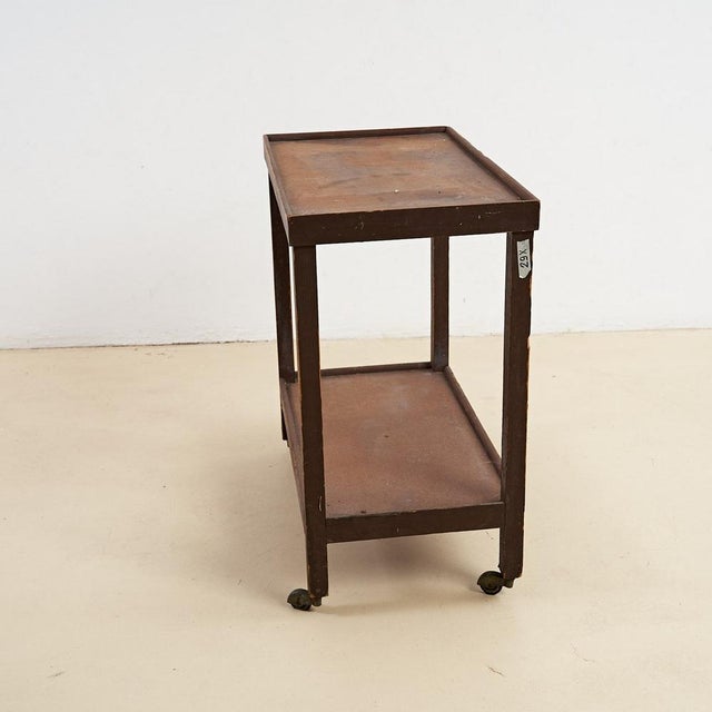 Vintage Wooden Trolley For Sale - Image 4 of 5