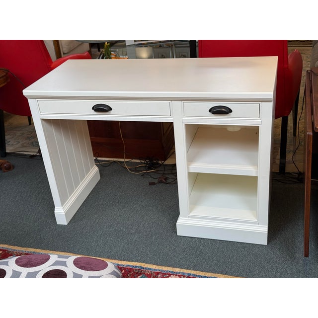 Pottery Barn Aubrey Single Cabinet Writing Desk For Sale - Image 12 of 12