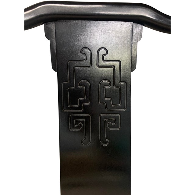 Raymond Sobota 1970s Chinoiserie Dining Arm Chairs by Raymond Sobota for Century Furniture — a Pair For Sale - Image 4 of 6