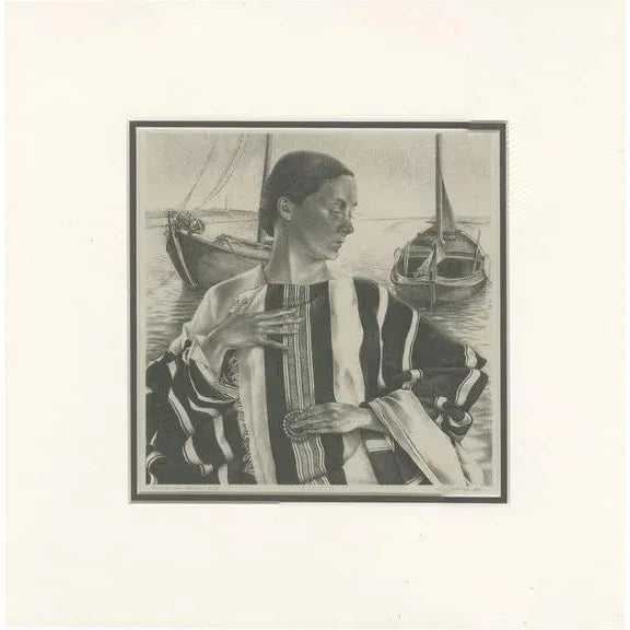 Lady of Stavoren by Voskuijl, 1946, Paper For Sale - Image 6 of 6