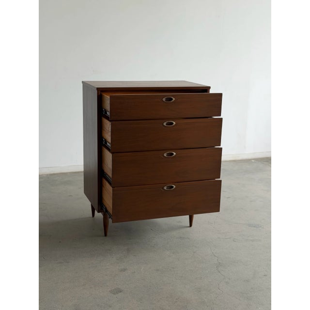 1960s 1960s Walnut Highboy Mainline by Hooker For Sale - Image 5 of 18