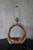 Rustic Teak Wood Table Lamp, Vintage Circular Design For Sale - Image 10 of 12