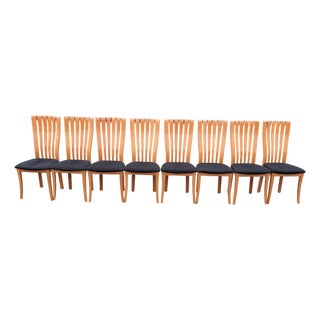 Mid 20th Century Italian Excelsior Designs Dining Chairs - Set of 8 For Sale