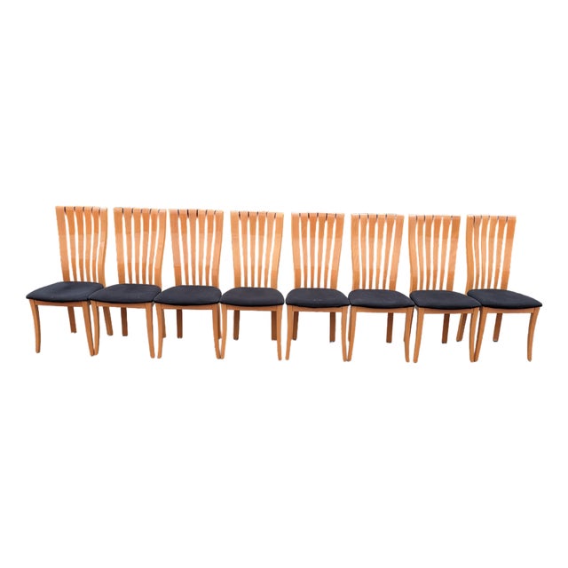 Mid 20th Century Italian Excelsior Designs Dining Chairs - Set of 8 For Sale
