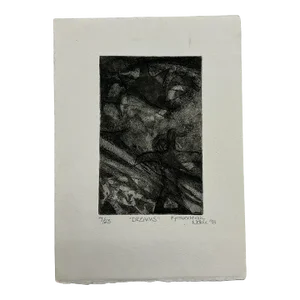 Dreams 7/23 Kimberleigh Noble 1998 Woodblock Etching Art