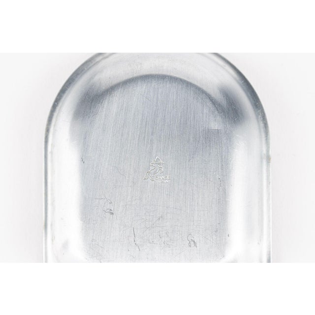 1930s Antique Art Deco Chase & Manning Bowman Chrome Cigarette Ashtrays For Sale - Image 13 of 16