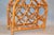Tan Boho Chic Bamboo and Rattan Nine Bottle Wine Rack, Wine Storage, Wine Basket For Sale - Image 8 of 11
