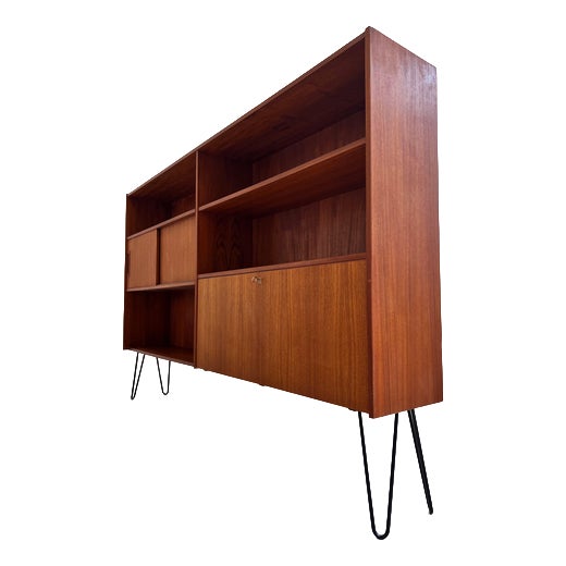 Shelf on Hairpin Legs, Denmark For Sale