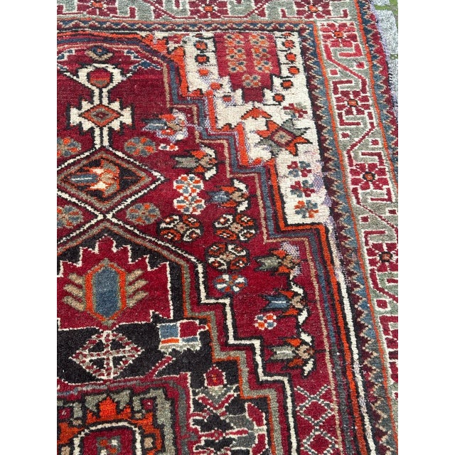 Mid-Century Hamadan Rug, 1950s For Sale - Image 15 of 18