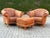 Leather Chairs and Ottoman from Andrea Natuzzi, 1995, Set of 3 For Sale - Image 15 of 15