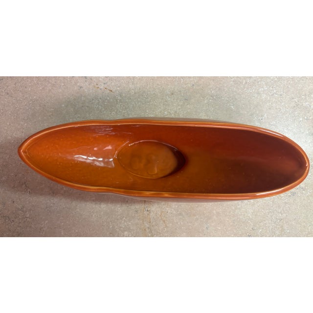 Vintage McCoy Harmony Planter. Produced 1961 Mid Century Modern. Excellent Condition. Tangerine Orange