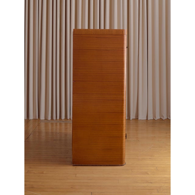 Mid-Century Modern The Vintage French Art Deco Burl Dresser For Sale - Image 3 of 9