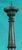 Antique Polychrome Turned Wood Pricket Candlestick on Tripod Base For Sale - Image 9 of 12