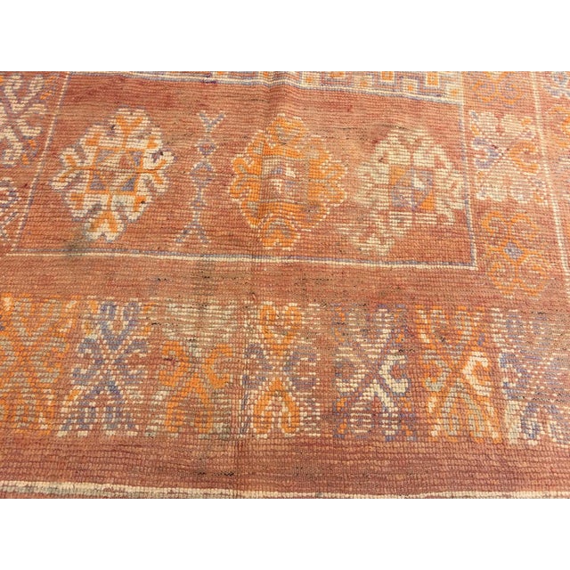 Late 20th Century Vintage Moroccan Berber Rug, Handwoven Wool & Goat Hair, 1960 For Sale - Image 5 of 15