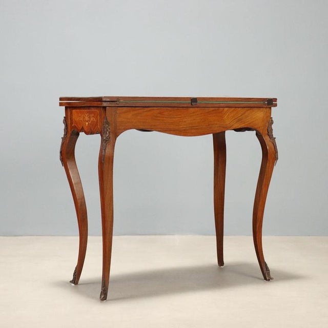 Indian Rosewood and Mahogany Game Table For Sale - Image 12 of 13