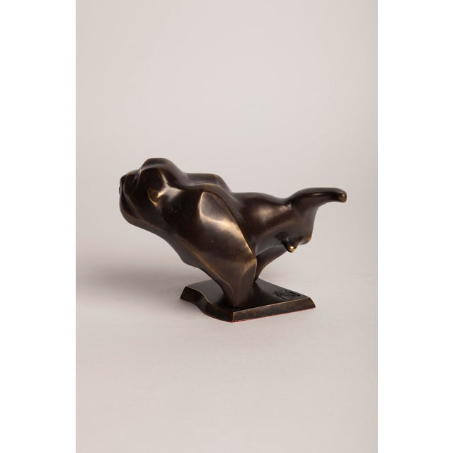 Bulldog Contemporary Bronze Sculpture For Sale - Image 4 of 6