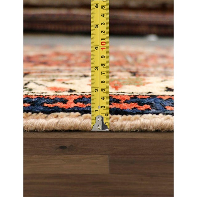Pasargad Home Heriz Beige Wool Area Rug, 2' 6'' X 5'10'' For Sale - Image 4 of 4