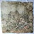 French Provincial Vintage French "Noble Pastorale" Trammé Needlepoint Tapestry – 25" X 25" For Sale - Image 3 of 10