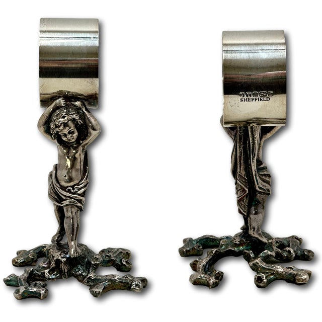 This Really is an Absolutely Beautiful & Quite Unusual Original Matching Set of 5 Antique - Victorian Sheffield...