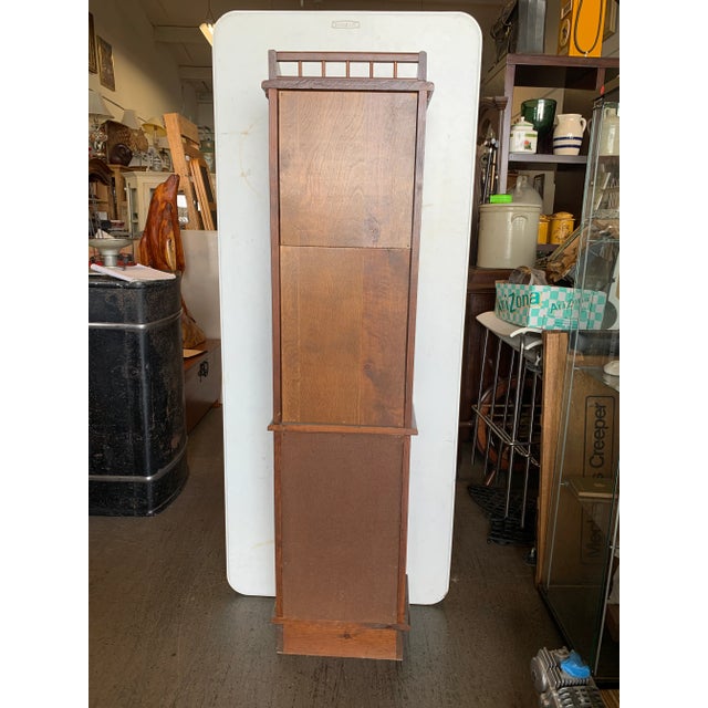 Vintage Pine Grandmother Clock With Storage For Sale In West Palm - Image 6 of 13
