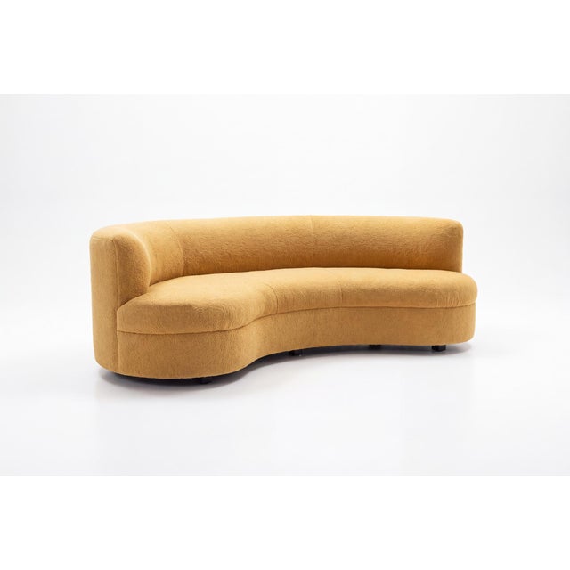 1980s John Mascheroni Curved Sofa For Sale - Image 5 of 9