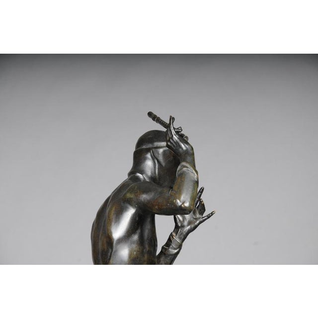 Antique Bronze Sculpture by G. Hengstenberg, 1900 For Sale - Image 18 of 18
